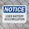 Signmission Used Battery Accumulation, 14 in W x Rectangle, Plastic OS-2PACK-NS-P-1014-L-18824 - alternate 4